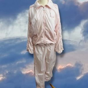 Ellesse vintage light pink windbreaker tracksuit